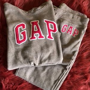 Sweatshirt and pants outfit